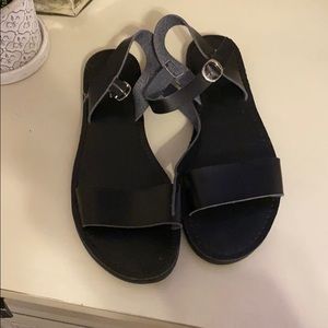 Black sandals from target